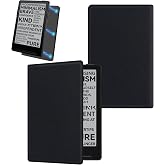 LaoShuSheng Magnetic Case for Xteink X3, Ultra-Lightweight Premium PU Leather Protective Cover with Magnetic Closure for Xteink X3 E-Reader (Rock Black)
