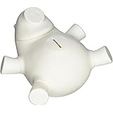 Quirky PPORK-WH01 E-PPORK-WH01/1 Porkfolio Smart Piggy Bank, White, 9.5 x 5.5 x 10 inches
