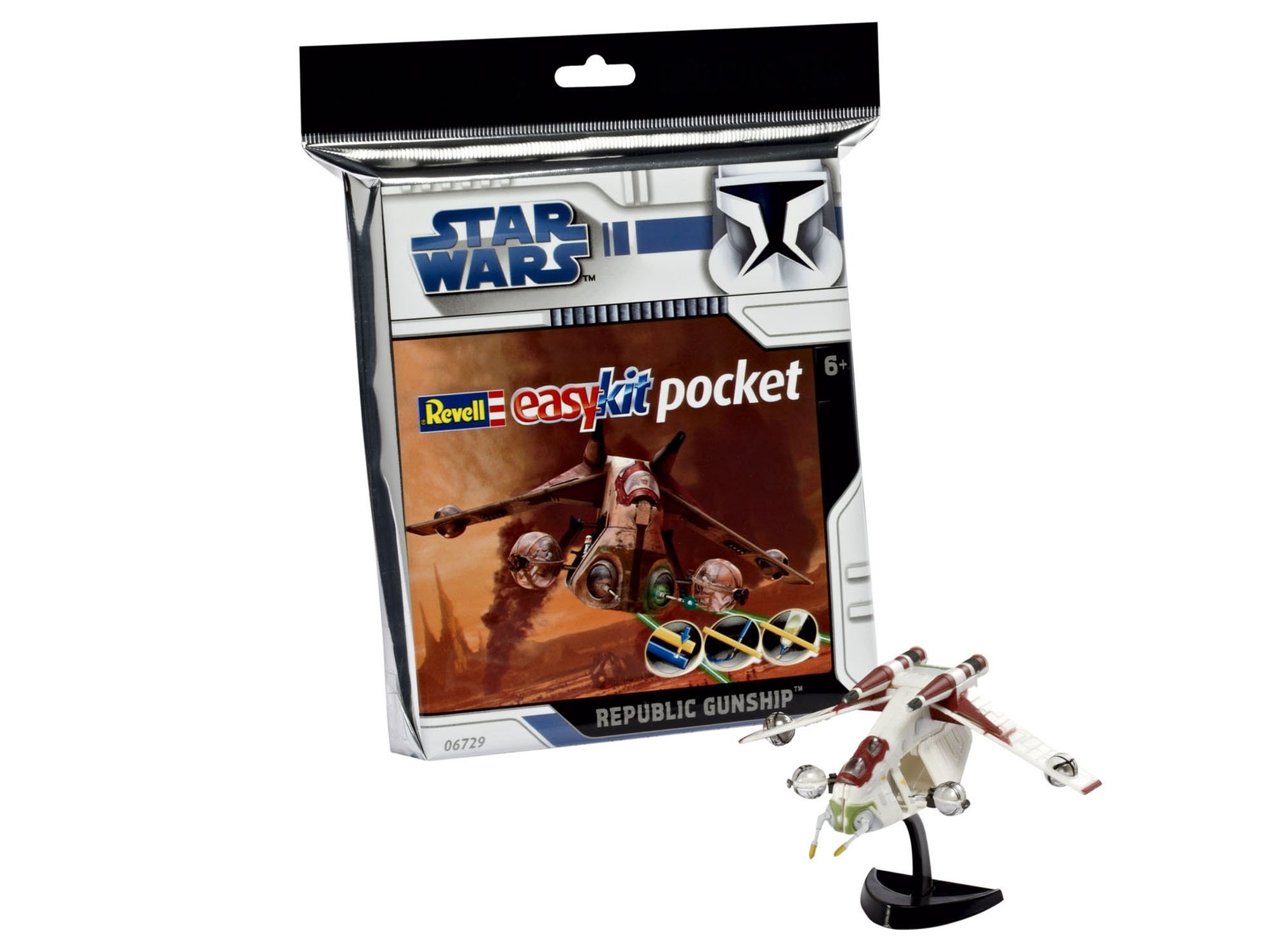 Revell Star Wars Republic Gunship Pocket Easy Kit Model Kit Set (06729)