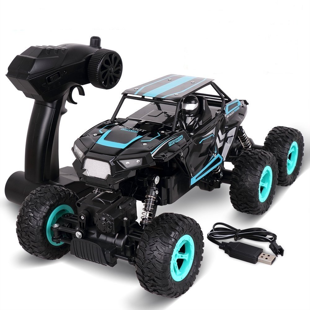 Coche Teledirigido WD Rolytoy Coche RC de Todoterreno Coche con Ruedas Alta
