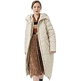 Orolay Women's Puffer Down Coat Winter Maxi Jacket with Hood