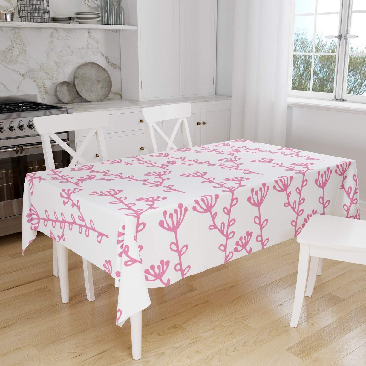 Bonamaison Kitchen Decoration, Tablecloth, 140cm x 160cm - Designed and Manufactured in Turkey