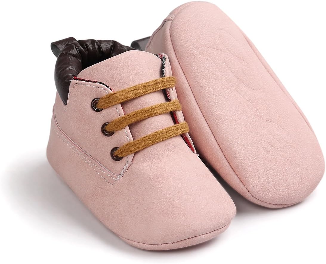 Sabe Baby Girls Boys Soft Leather Sole Booties First Prams Crib Shoes Toddler Slip-on Sneaker