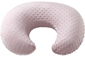 BLACKLEAF BABY Baby Nursing Pillow Cover, Nursing Pillow Slipcovers for Breastfeeding Moms, Ultra-Soft Fit Standard Infant Nursing Pillows for Infant Newborn Baby Boy Girl (Sepia Rose)