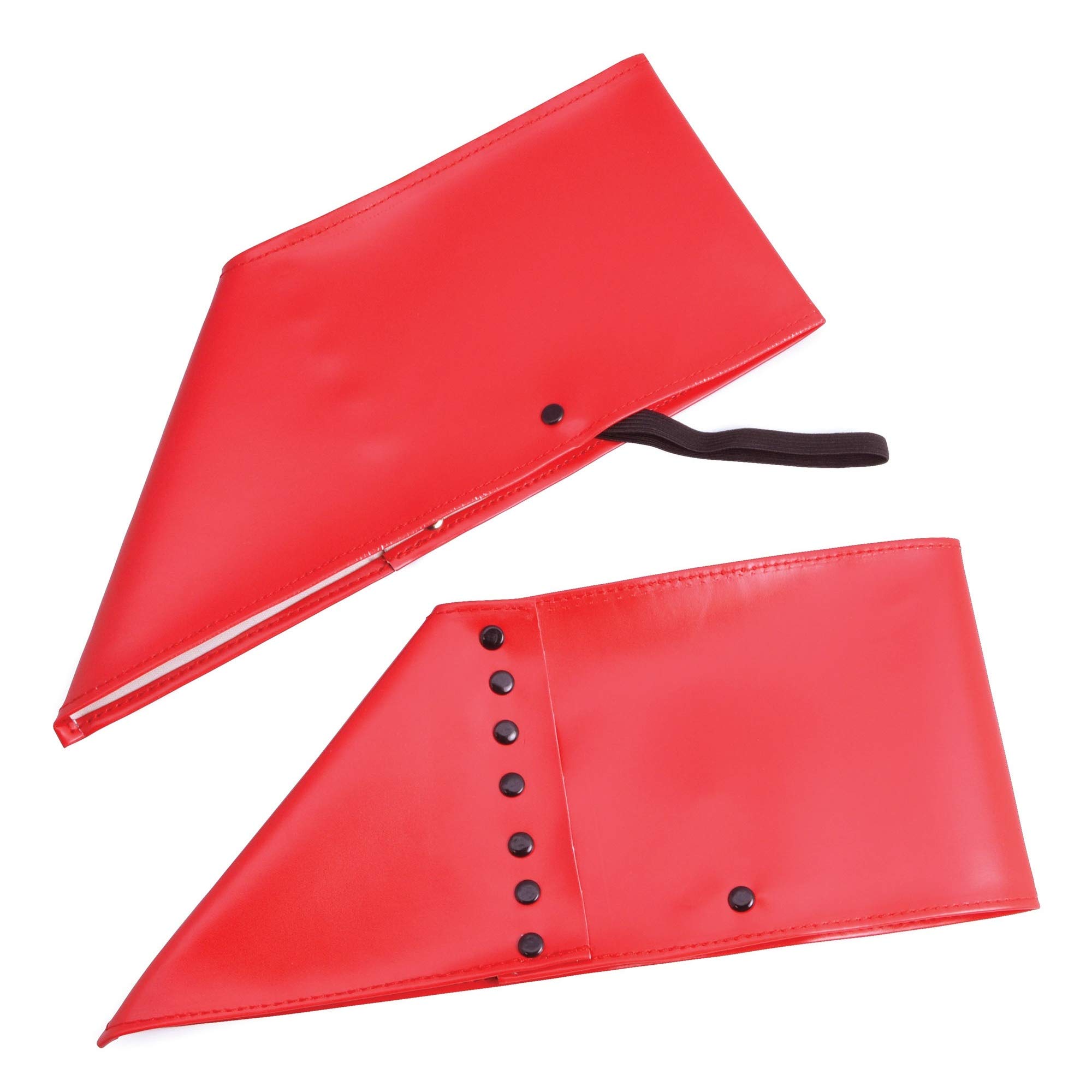 Red Spats (1 Pair) - Durable & Eye-Catching Design, Perfect Accessory for Cosplay, Festivals, Events, Historical, Victorians, & More Halloween