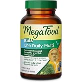 MegaFood Kids One Daily Multivitamin with 21 Key Nutrients, 60 Mini Tablets | Mini Multivitamin for Kids, Supports Immune, Cellular Energy, Teeth &amp; Bone health, Non-GMO, Vegetarian, 60 Servings