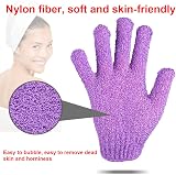 Duufin Exfoliating Gloves 14 Pairs Body Scrubber 7 Colours for Spa view 2