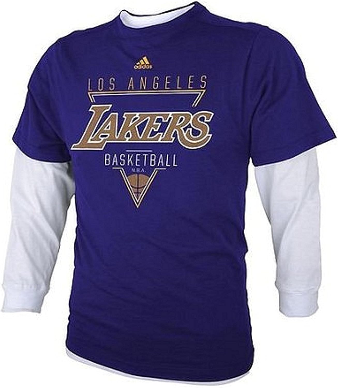 adidas Los Angeles Lakers Tee Set Boys 820 LARGE Clothing