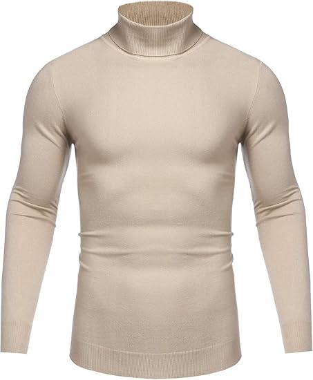 beige mens turtleneck