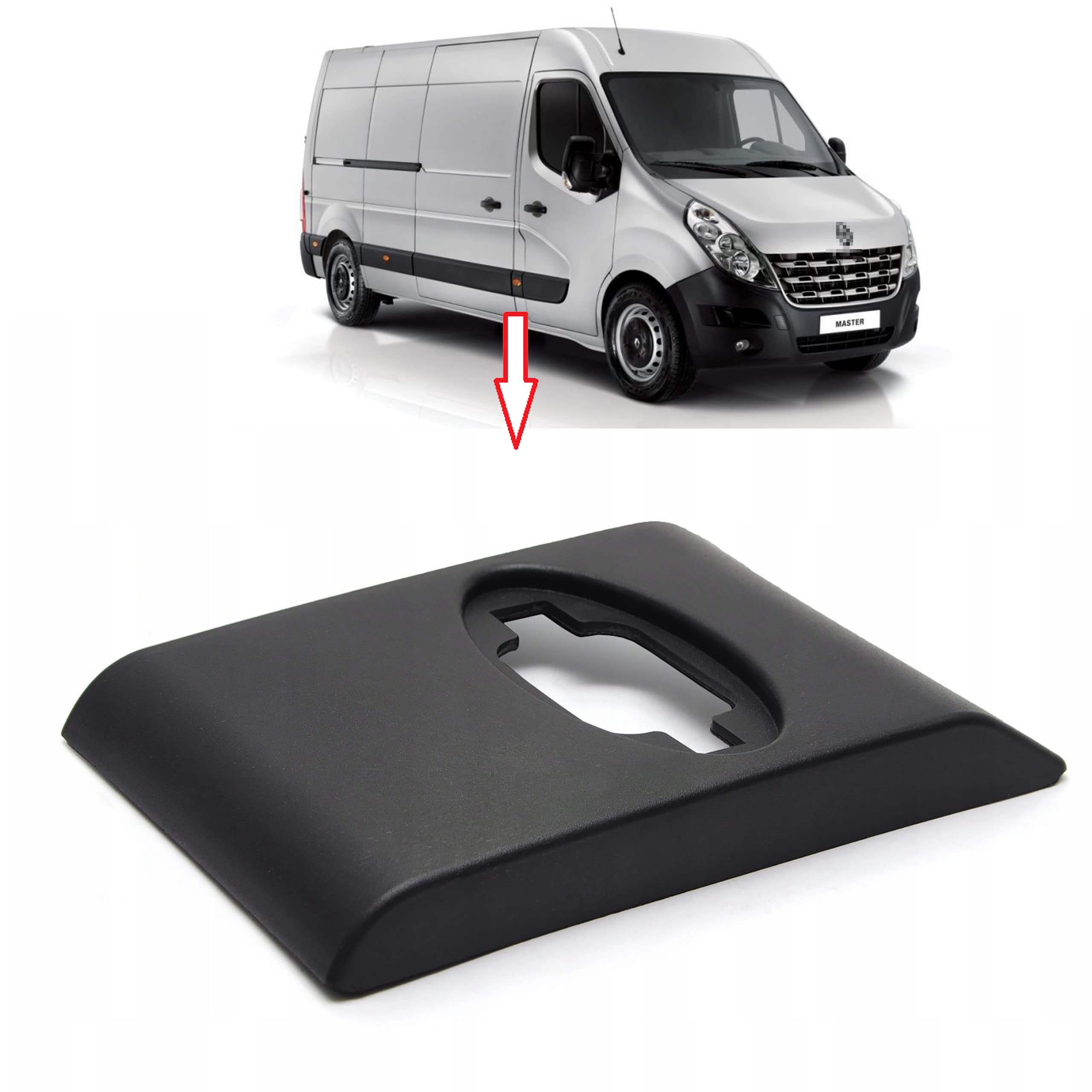 MKAREPART Side Door Moulding Protective Strip Center Panel Right Side 768560130R (Centre Right)