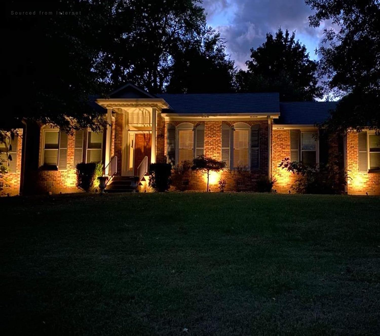 LEONLITE 4W LED Landscape Spotlight, AC/DC 12V Low Voltage Garden Lights, IP65 Waterproof Non-Dimmable, ETL Listed, Bronze Aluminum Housing, 3000K Warm White, Pack of 4: Home Improvement