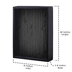 Shadow Box Display Case – Black Wooden Shadow Box