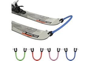 YEESOOM Edgie Wedgie Ski Tip Connector - Edgie Wedgie Ski for Kids for Beginners Skiing Training and Speed Control, Ski Accessories Edgy Wedgy Ski Kids Training Aid