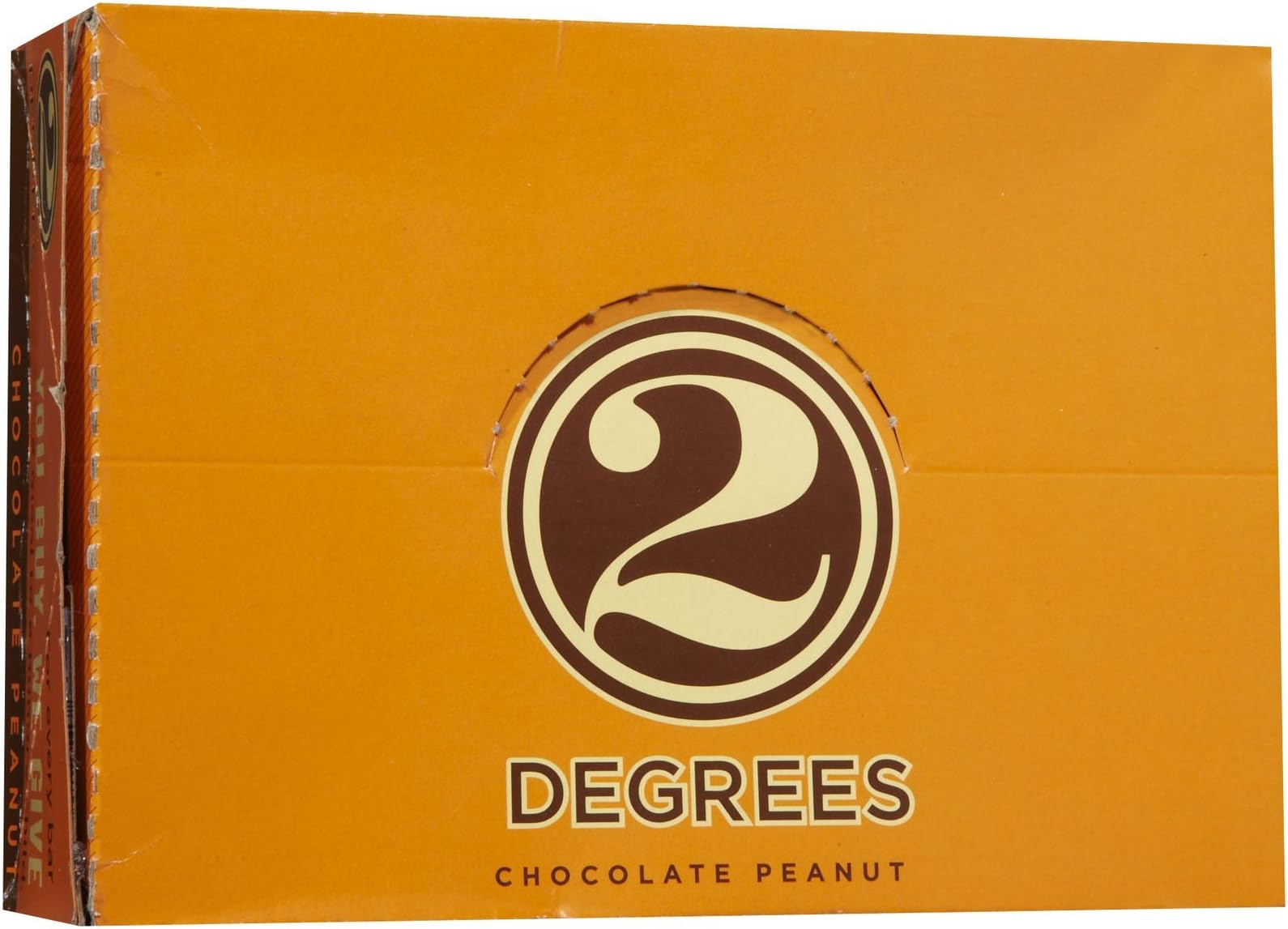 2 Degrees Nutrition Bars - Chocolate Peanut - 1.6 oz - 9 ct