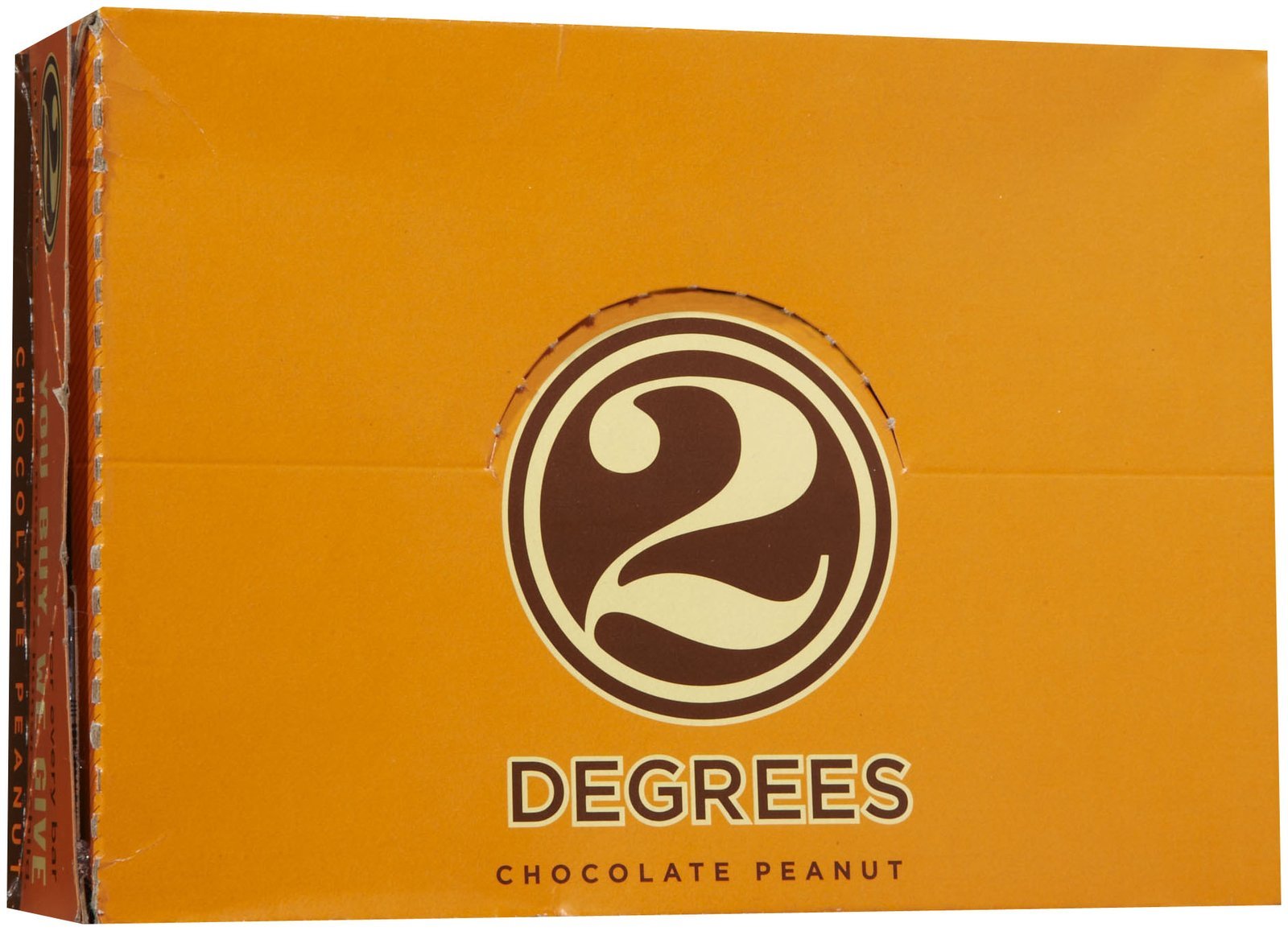 2 Degrees Nutrition Bars - Chocolate Peanut - 1.6 oz - 9 ct