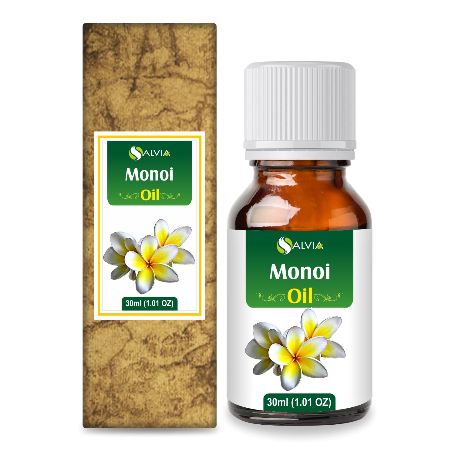 Salvia Monoi Oil - Pure And Natural Infused Oil | For DIY Home Skin Care Purpose | Skin Care | Hair Care (Hair - Stronger, Shiner) - 30 ML