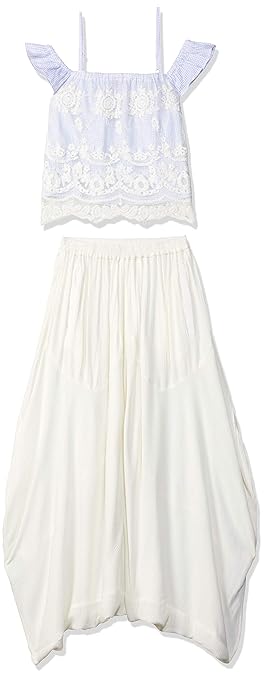 Girl's cotton Salwar Suit Set (147781_ Off White_ 11)