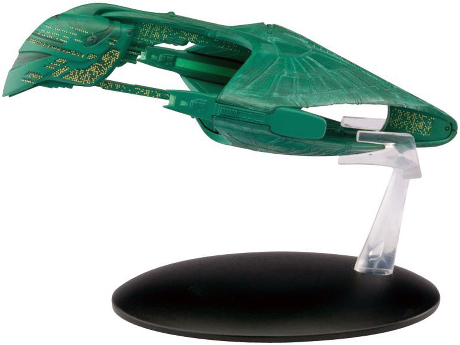 Eaglemoss Diecast Collectible Figure: Star Trek - Cast Metal & Plastic, 1:1000 Scale, Green, Figure