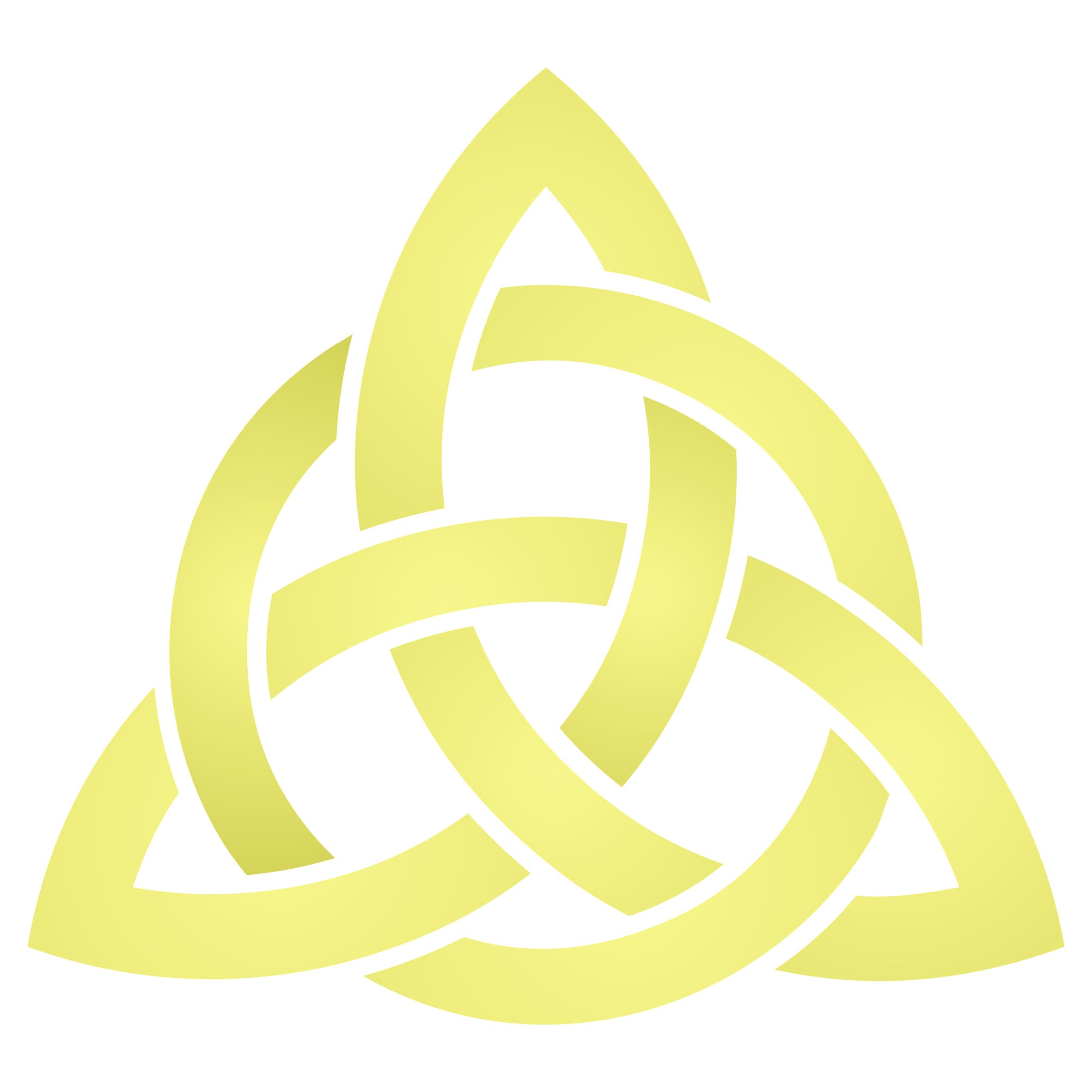 Celtic Trinity Knot Stencil - 8 x 7.5cm (S) - Reusable Geometric Knotwork Sacred Symbol Stencil Template.