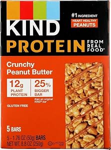 KIND Protein, Crunchy Peanut Butter, 8oz (Pack Of 5)
