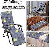 DKIEI Printed Floral Sun Lounger Cushion 168x48x8cm Pineapple view 8