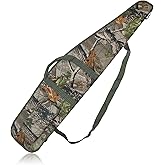 AUMTISC Soft Rifle Case 41/45/49 Padded Shotgun Gun Bag for Storage Scoped Rifles with Zippered Pocket, Detachable Shoulder Sling
