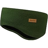 Doyesiee Fleece Ear Warmer Headband for Men Women, Winter Running Headband Ear Covers for Cold Weather Ear Muffs for Jogging Skiing Hiking Cycling