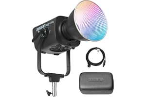Amaran Ray 660c RGBWW 660W Full-Color LED Video Light,38,500 lux @ 1m,IP54, App/DMX Control,Bowens Mount Monolight for Video,