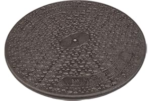 Jackel Black 24 Inch Diameter Septic Tank Riser Cover (Model: SFRC24B)