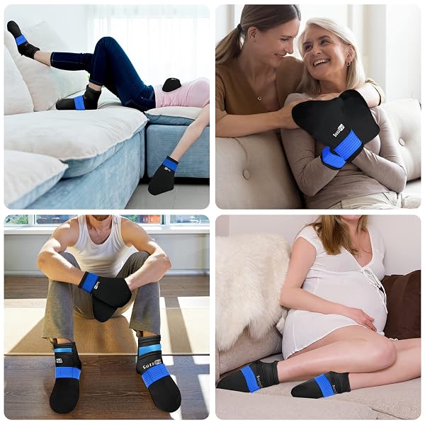 SUZZIPAD FOOT ICE PACK COOLING SOCKS AND COLD GLOVES FOR CHEMOTHERAPY, CHEMO COMFORT ITEMS, IDEAL FOR SOOTHING HAND AND FEET DISCOMFORT, L
