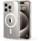 ESR Classic Hybrid for iPhone 15 Pro Case, Clear | Long-Lasting Anti-Yellowing, Ultra-Thin, Compatible with MagSafe, 3X Military-Grade Protection, Magnetic Phone Case