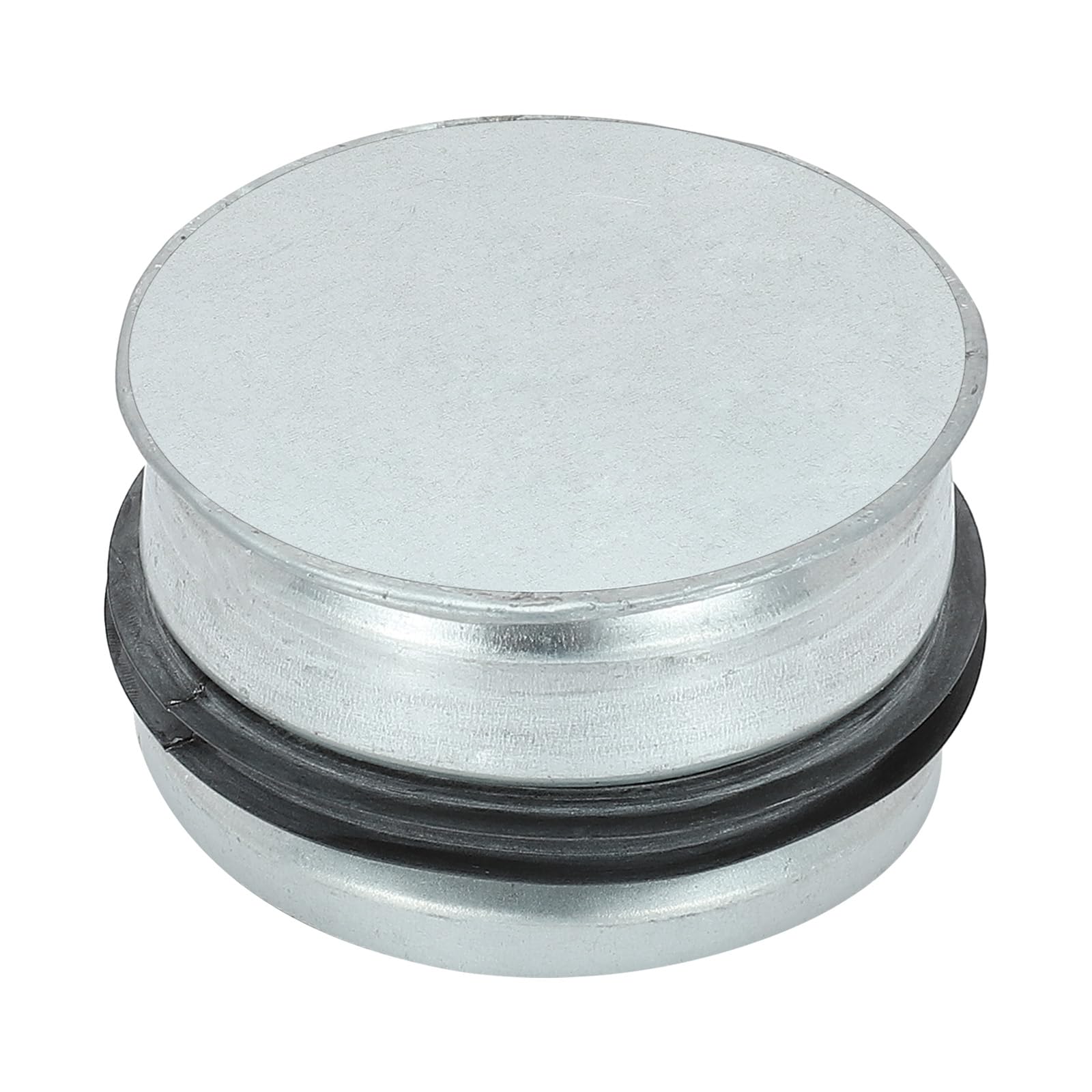 Photo 1 of PATIKIL 3 Inch Metal Tee Cap, Galvanized Steel Duct End Cap Dry Vent Cover Ducting Sealing Tee Plug with Rubber Gasket for HVAC Systems Indoor and Outdoor Use