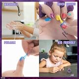 Townley Girl Disney Frozen 12 pc Kids Peelable Nail Polish Set w Toe Spacers view 3