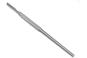 Scalpel Handle No. 4 Round Stainless Steel Easy Rotation Instrument