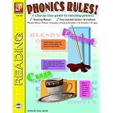 Remedia Publications Phonics Rules! Reproducible Activity Workbook for Kids | Phonics Workbook for Reading, Spelling, Early Literacy, Decoding, Blends, Digraphs, Syllables, Homeschool &amp; Classroom