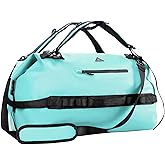 Haimont Large Waterproof Duffel Backpack Roll-Top Heavy Duty Dry Duffle Bag for Boating, Travel, Camping, Kayaking, Motorcycle, 60L/90L