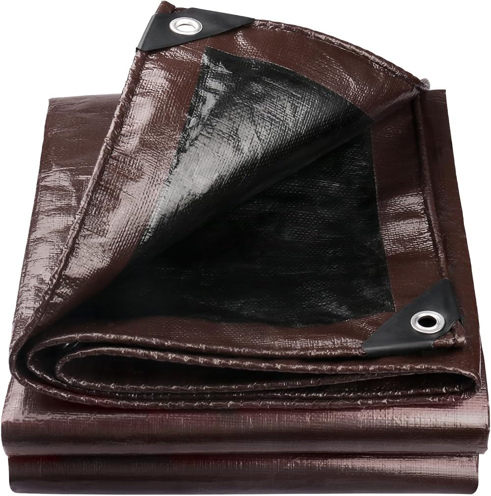 Onarway Tarpaulin Waterproof 2m x 3m 150GSM Ground Sheet with Grommets