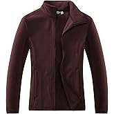 Outdoor Ventures Women's Lightweight Warm Zip Up Long-Sleeve Soft Polar Fleece Jacket for Fall Winter