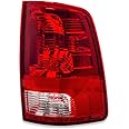 RANSOTO Tail Light Compatible with Dodge Ram 1500 2500 3500 2009-2018 Right Passenger Side Rear Taillight Brake Lamp With Bulb Replaces CH2819124