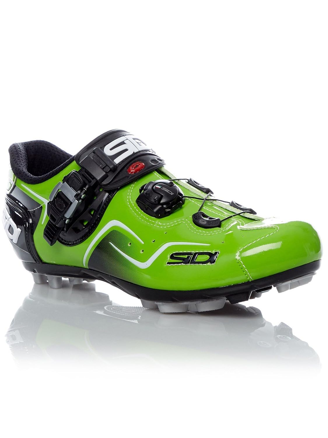 sidi green cycling shoes