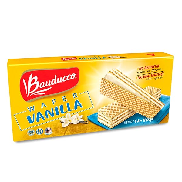 BAUDUCCO VANILLA WAFERS – CRISPY WAFER COOKIES WITH...