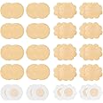 WITROMAN 40 Pieces nipple covers disposable nipple Pasties nipple Petals