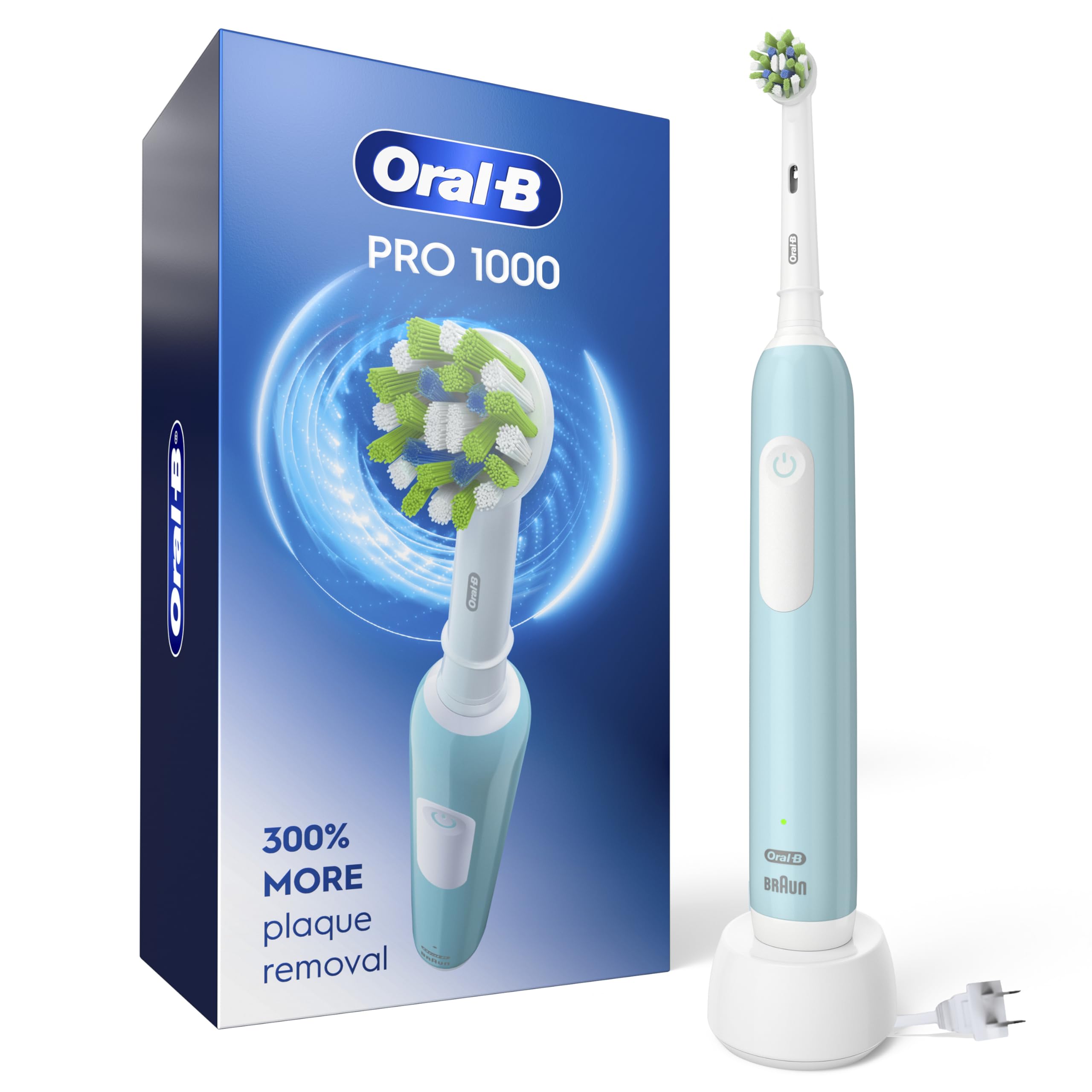 Photo 1 of ***FACTORY SEALED*** Oral-B Pro 1000 CrossAction Electric Toothbrush, Green