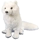 Wild Republic 12228 CK Arctic Fox Plush Toy, White, 30 cm