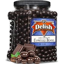 Amazon.com : Dark Chocolate Covered Espresso Beans - by It's ...
