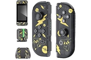 EYZPWE Replacement Switch Controllers, Wireless Controller for Switch/Lite/OLED with Double Vibration/Wake-Up/Screenshot/Motion