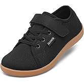 TIKVAW Little/Big Kids Barefoot Shoes Boys Breathable Walking Sneakers Girls Lightweight Wide Toe Box Shoes for Indoor Outdoor