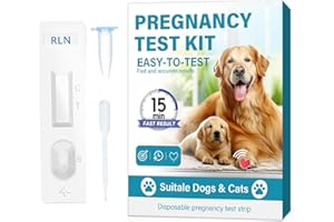 HAJOYFUL Dog Pregnancy Test, 15 min-Accurate and Fast Pregnancy Test Strips, Convenient & Disposable Pet Pregnancy Supplies at Home, 4Pcs/Kit Suitable for Dogs & Cats