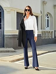 DLOODA Womens Bootcut Dress Pants Business Casual