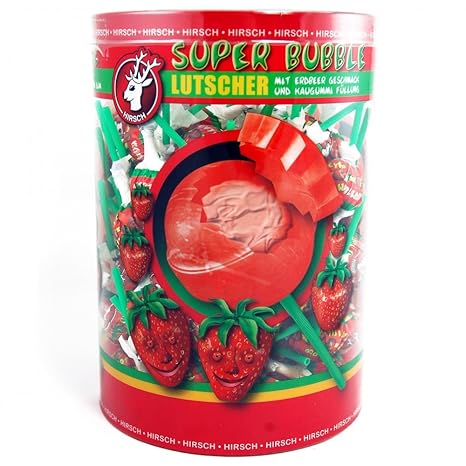 Hirsch Super Bubble Lolly Amazon De Lebensmittel Getranke